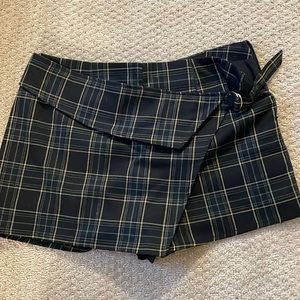 Plaid Skort